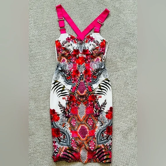 NWOT - Ted Baker Kloeey Strappy Bodycon Dress - US Size 6 - Picture 10 of 14